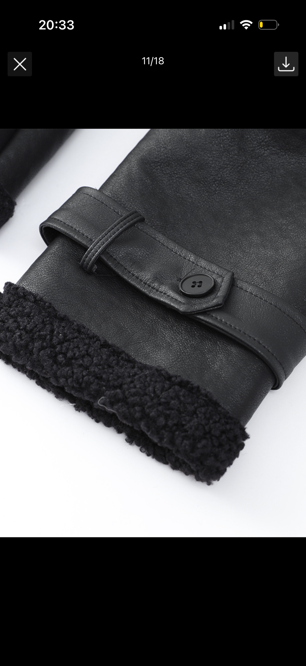 BELTED SHEARLING JACKET