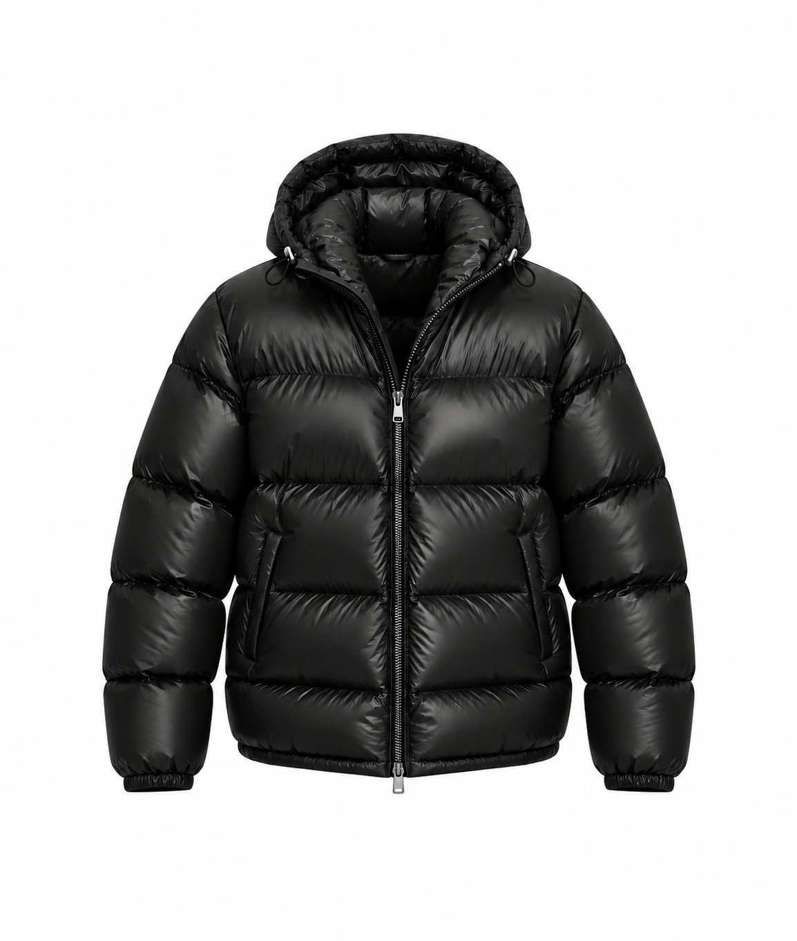 GLOSSY PUFFER JACKET