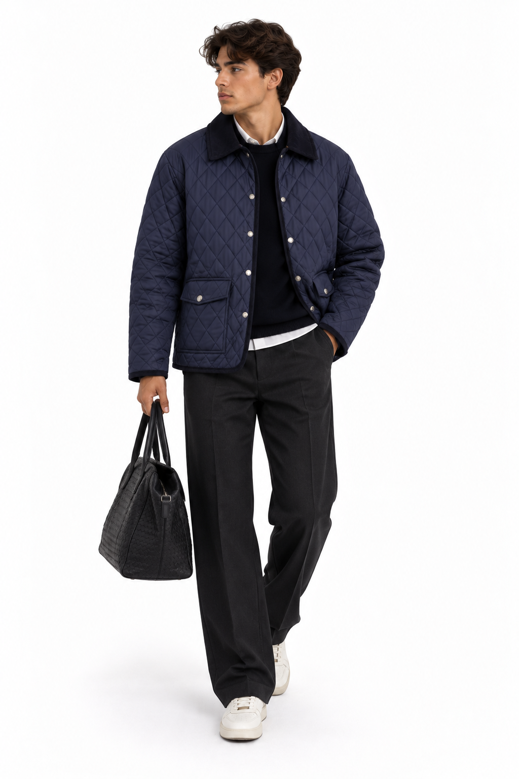DIAMOND QUILT JACKET