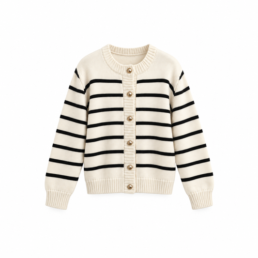 STRIPED CARDIGAN