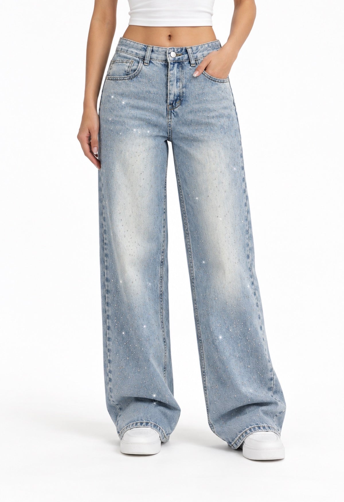 SPARKLE DENIM JEANS