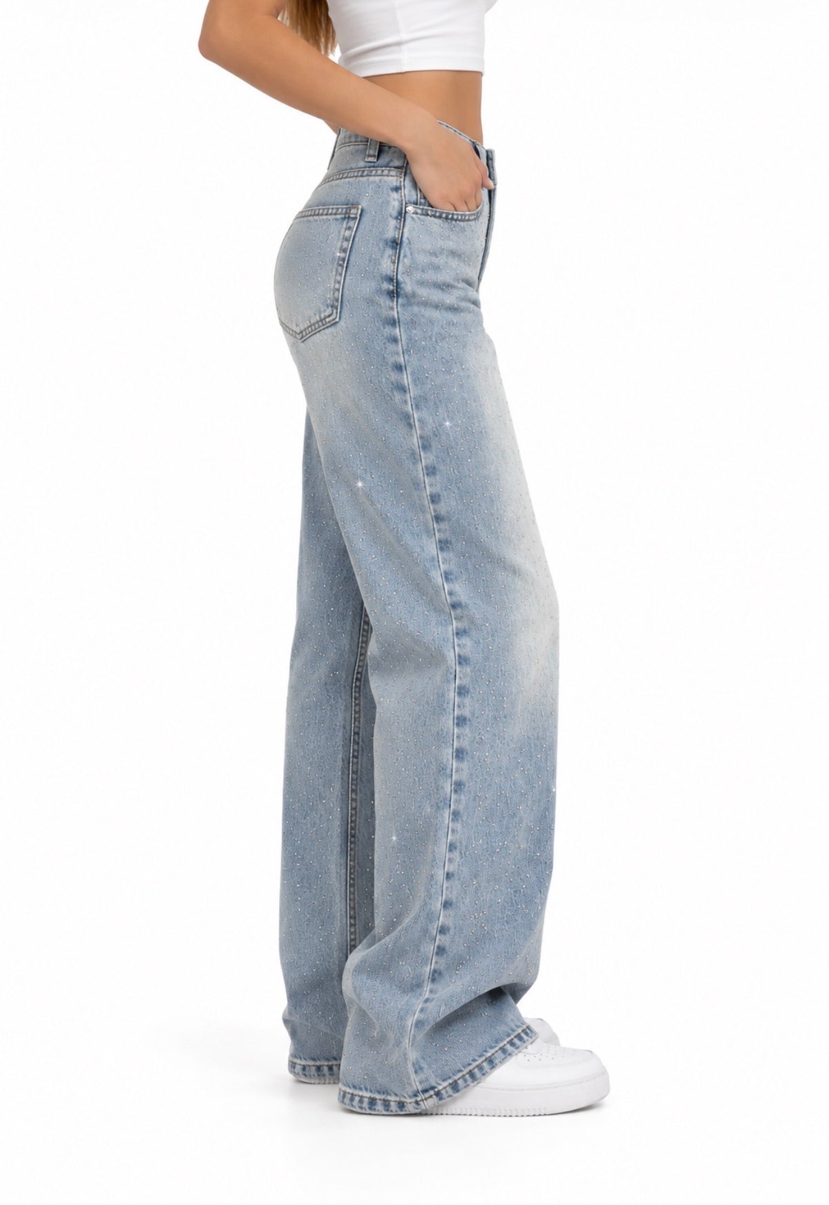 SPARKLE DENIM JEANS