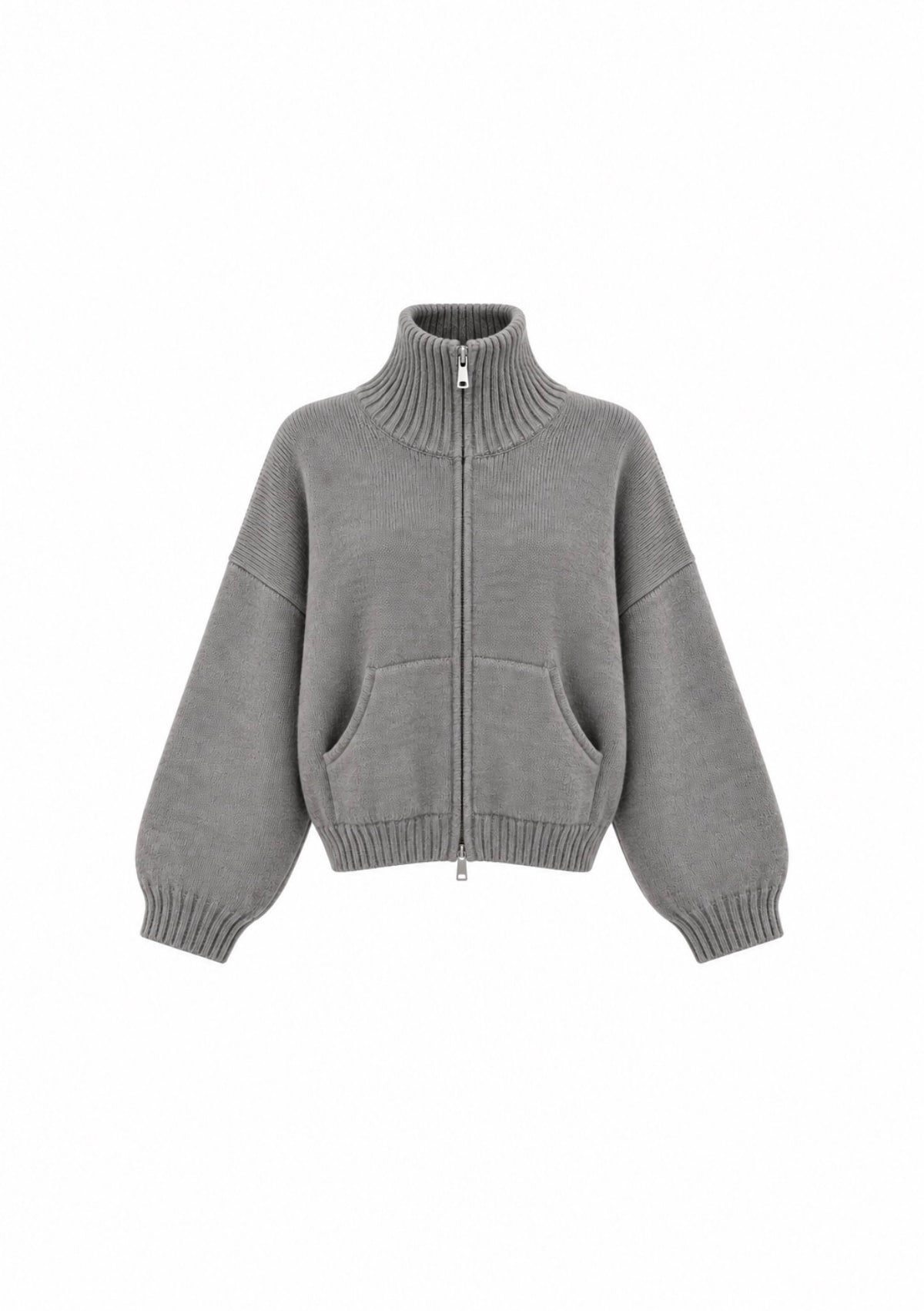 FULL ZIP STRICKJACKE