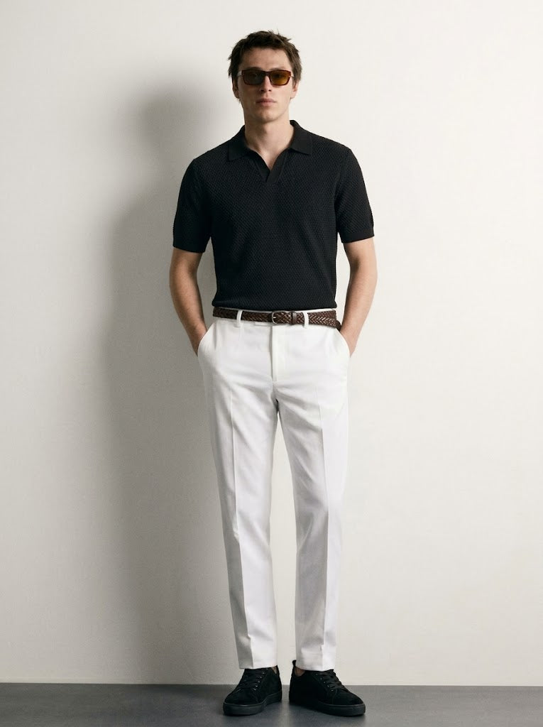 TEXTURED POLO
